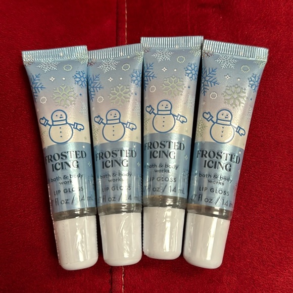 Bath & Body Works Makeup Bbw 4pc Frosted Icing Lip Gloss Poshmark